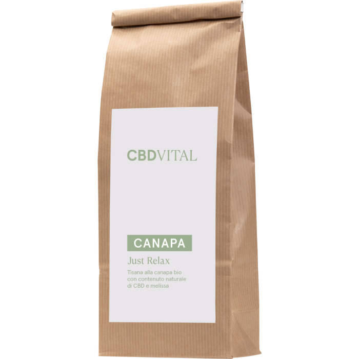 CBD Tisana di foglie di canapa biologica 1,5% - just relax